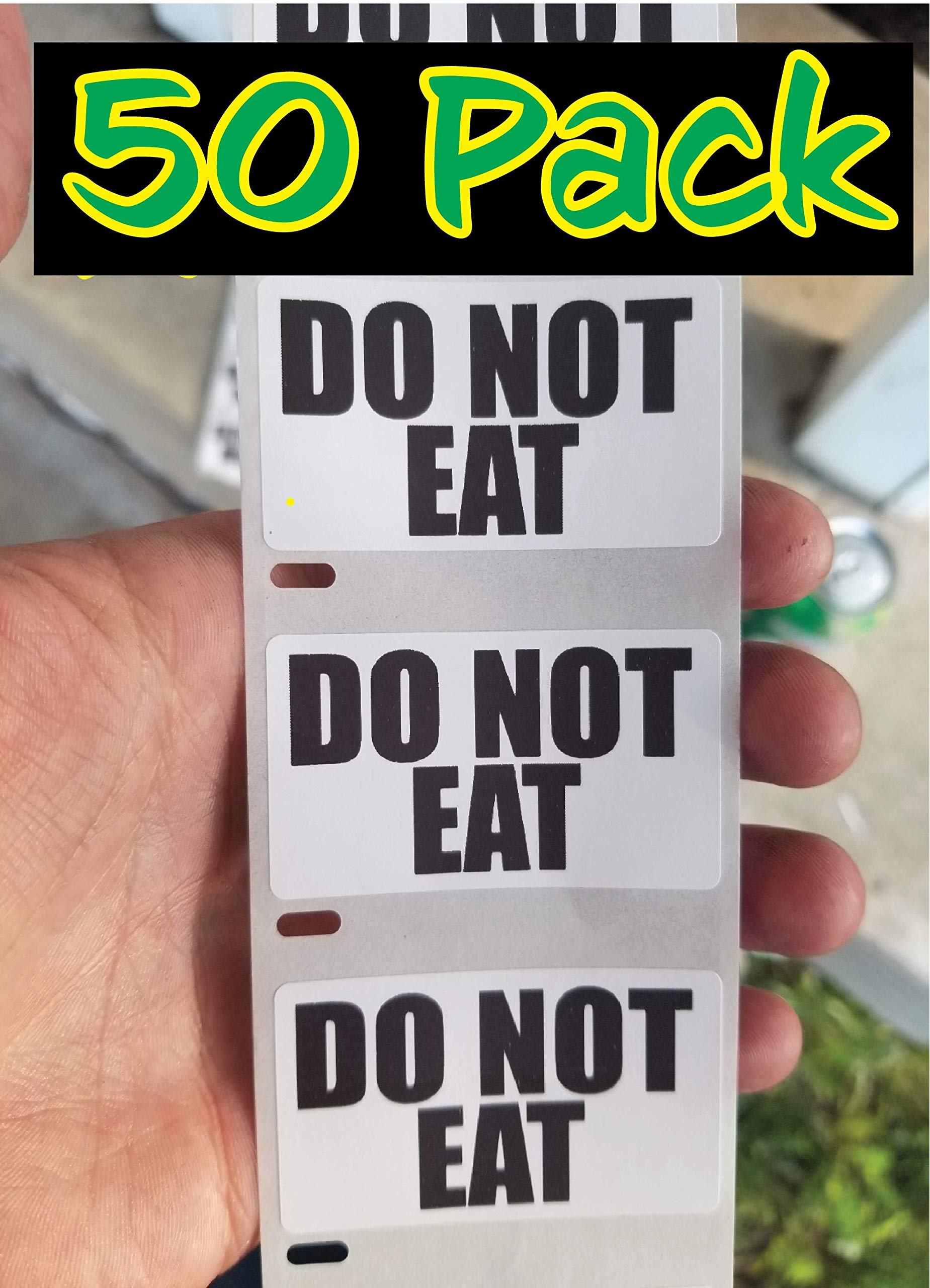 Buy 50PCS DO NOT EAT Warning Labels Stickers Bulk lot Decals Online at