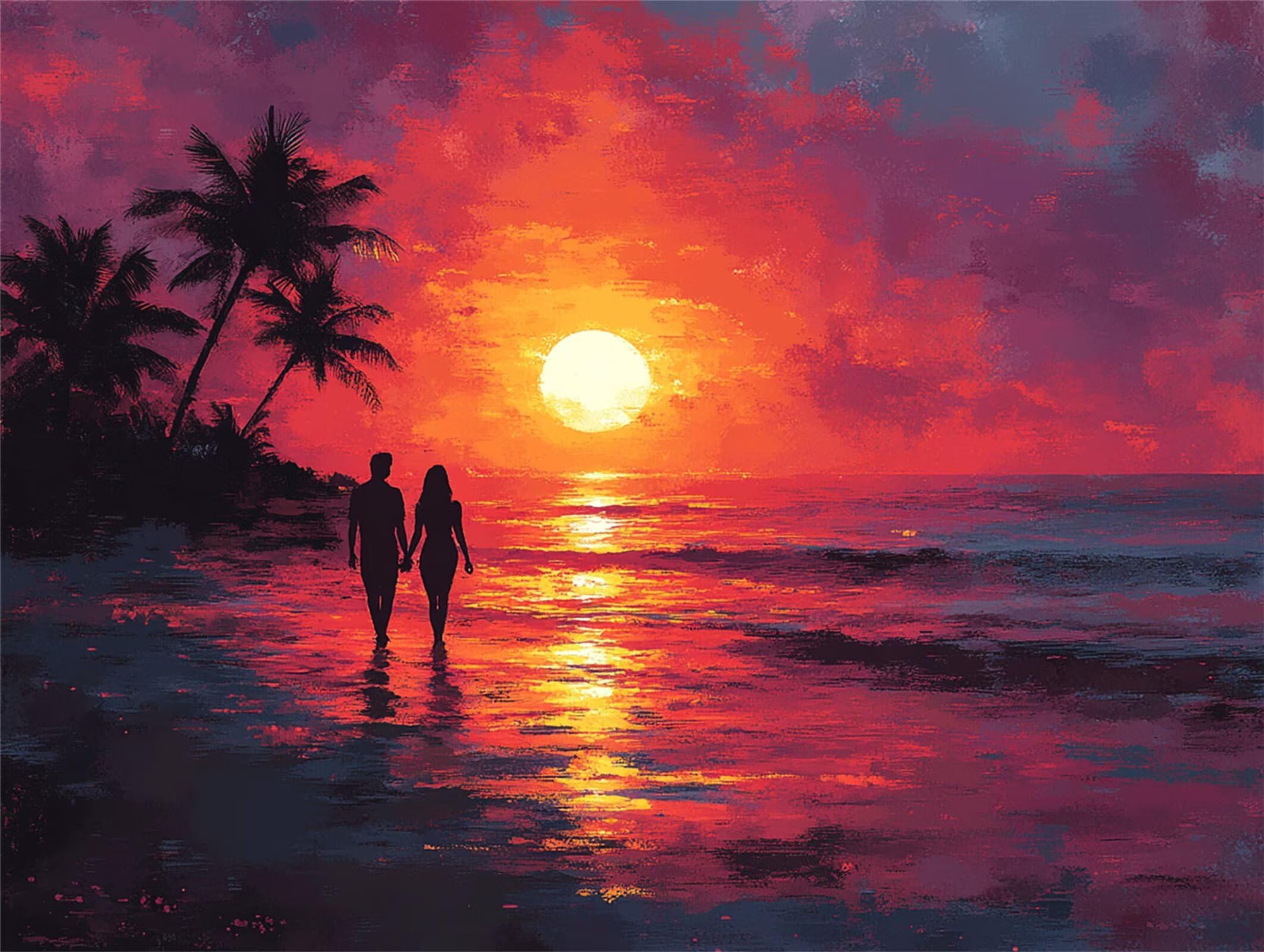 5000 sztuk puzzli dla dorosłych, gry rodzinne, zachód słońca, n-451