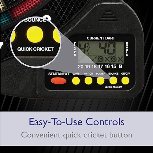 Miniatura 3 de Fat Cat 727 tablero electrónico con dardos de punta suave.