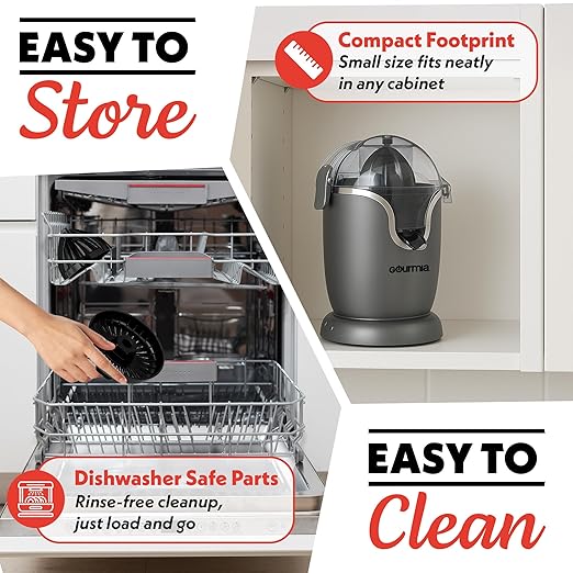 Exprimidor Eléctrico de Cítricos Automático - 0.5L, 60W, Ope miniatura 5