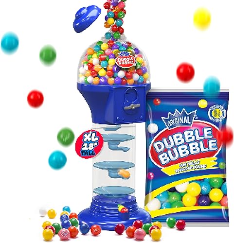 Miniatura 7 de PlayO Juguete de máquina de chicles en espiral grande de 18 pulgadas incluye aproximadamente 113 bolas de goma dispensador de dulces estilo
