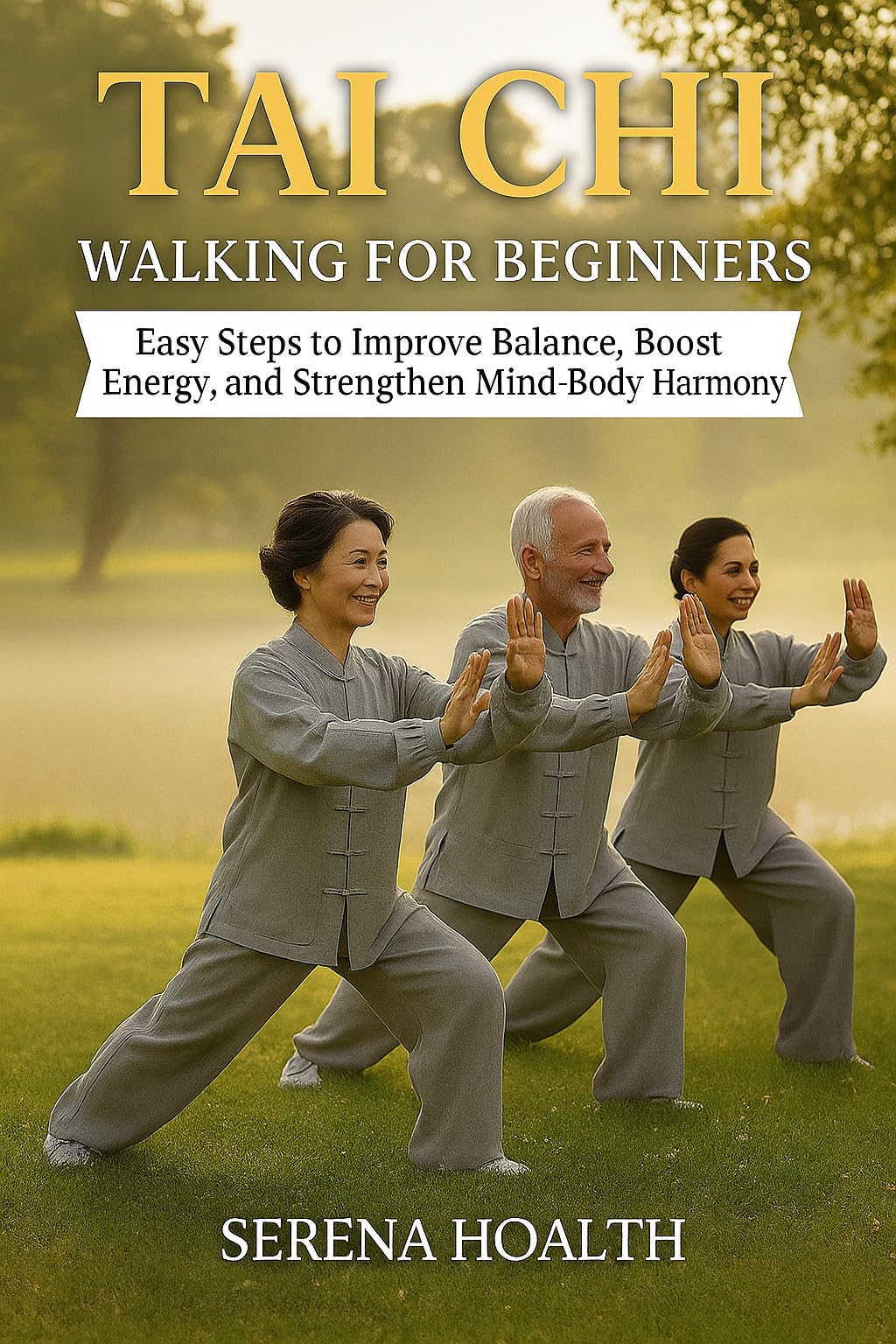 TAI CHI WALKING FOR BEGINNERS : Easy Steps to Improve Balance, Boost Energy, and Strengthen Mind-Body Harmony