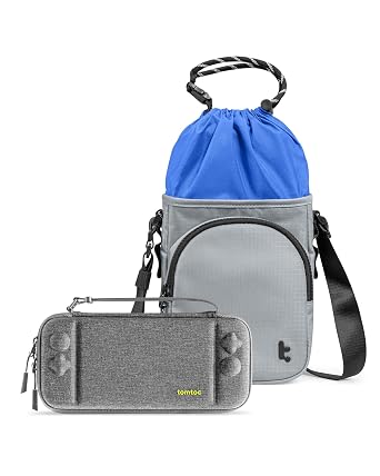 tomtoc G50 Switch 2 JoyCarry Kit -G50 Sling Crossbody Bag and G05S3 Slim Case for Nintendo Switch 2, Protective Travel Carrying Gaming Pouch