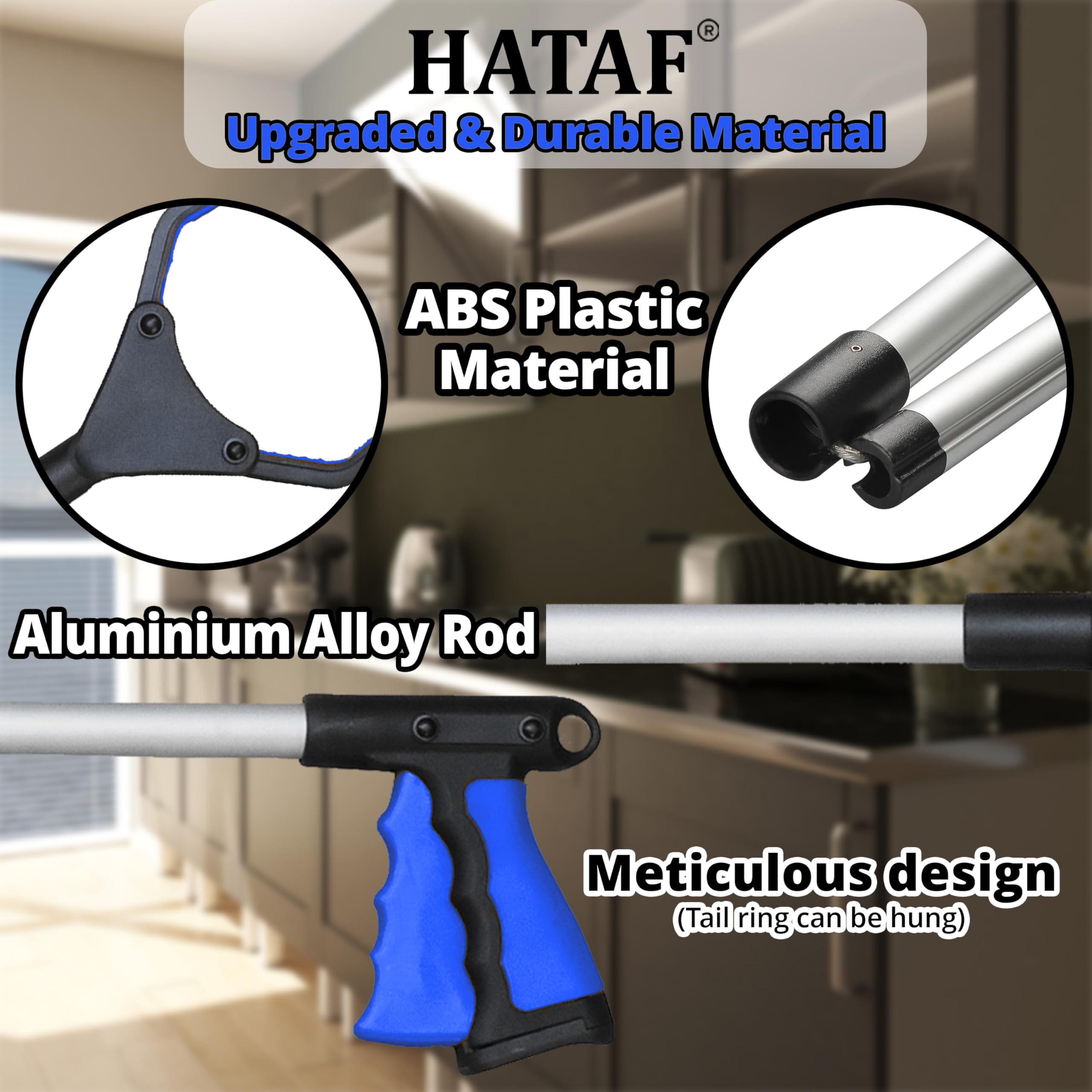 HATAF® 32inches Litter Pickers for Adults Grabber Stick - Image 4