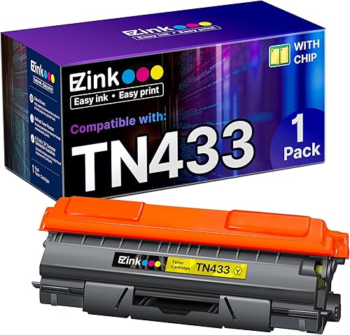 E-Z Ink Cartucho de tóner de repuesto compatible para Brother TN-433 TN433 TN433bk TN431 compatible con HL-L8260CDW HL-L8360CDW MFC-L8610CDW