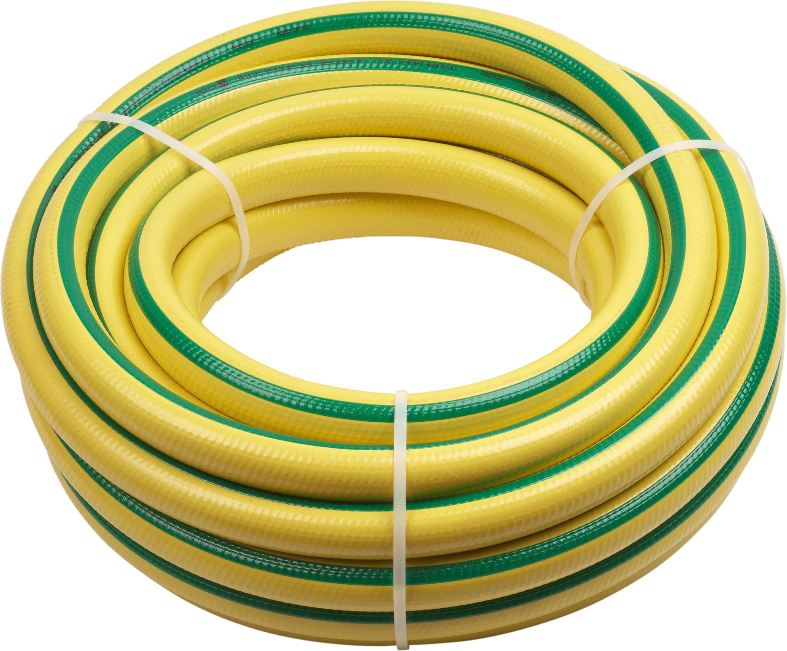 Meister Tuyau en tricot 19,05 mm (3/4") – 10 m de longueur – Pour arroser de grandes surfaces de jardins – Résistant aux plis et à l'abrasion – Résistant aux UV/Tuyau d'arrosage en PVC initial /