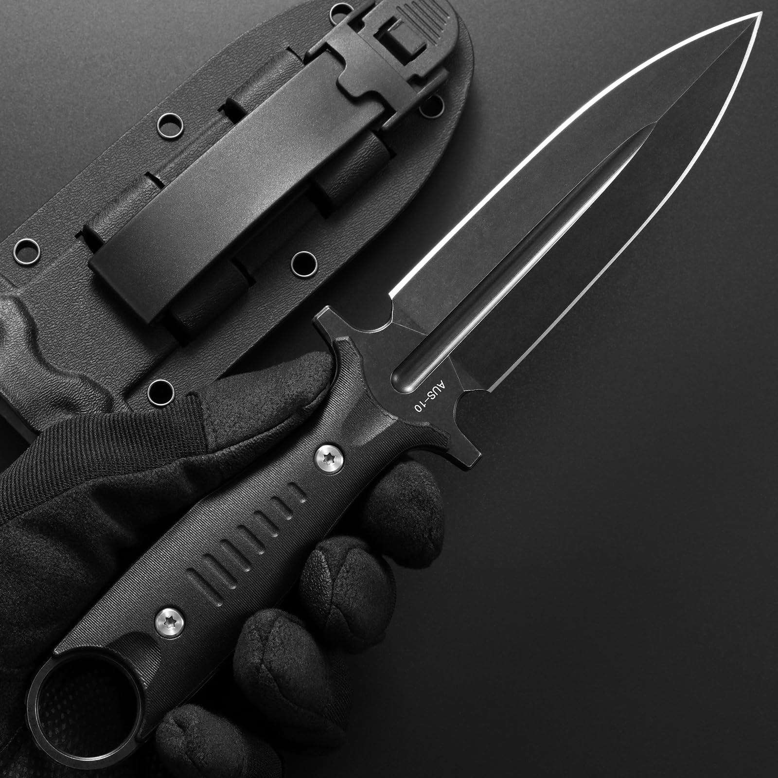 Amazon.com: Gtkii GTK50 Fixed Blade Knife AUS-10 Stainless Steel