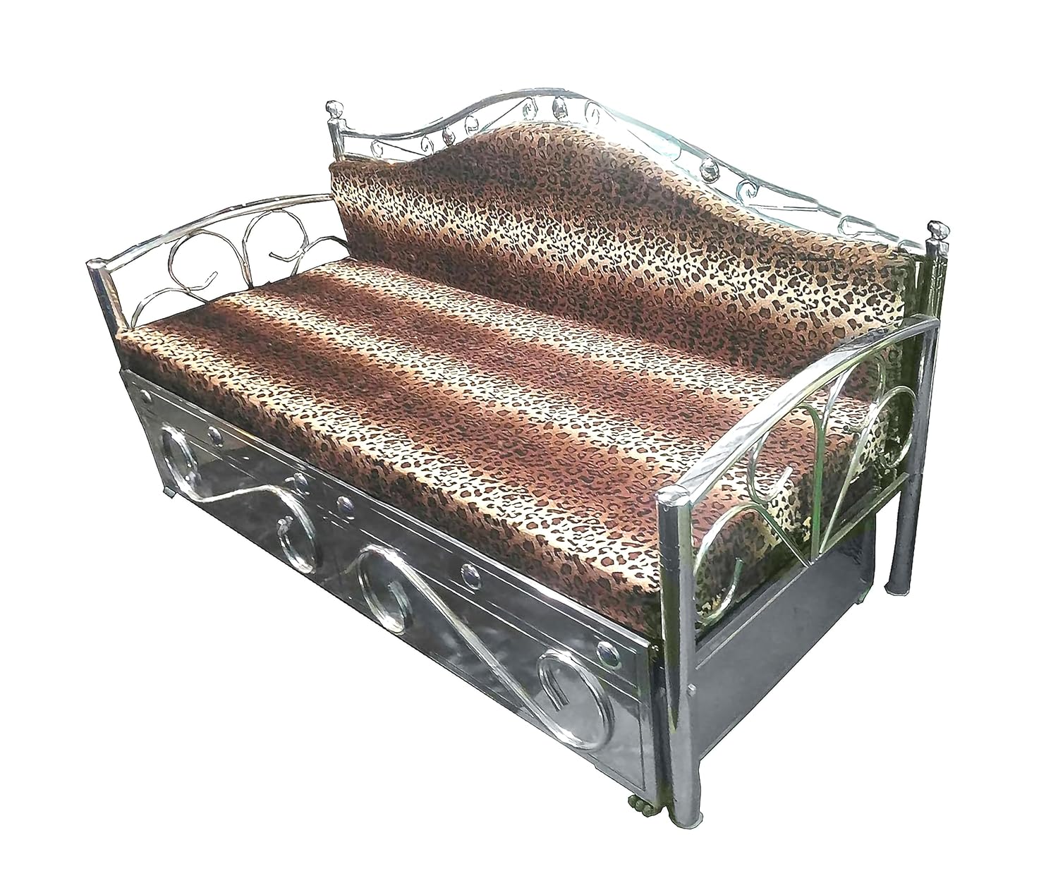 Sofa Cumbed with Storage and Mattress 3 Seater Sofa Bed with Stainless Steel Frame (6 x 6 feet) Sofa Cumbed with Storage and Mattress 3 Seater Sofa Bed with Stainless Steel Frame (6 x 6 feet)