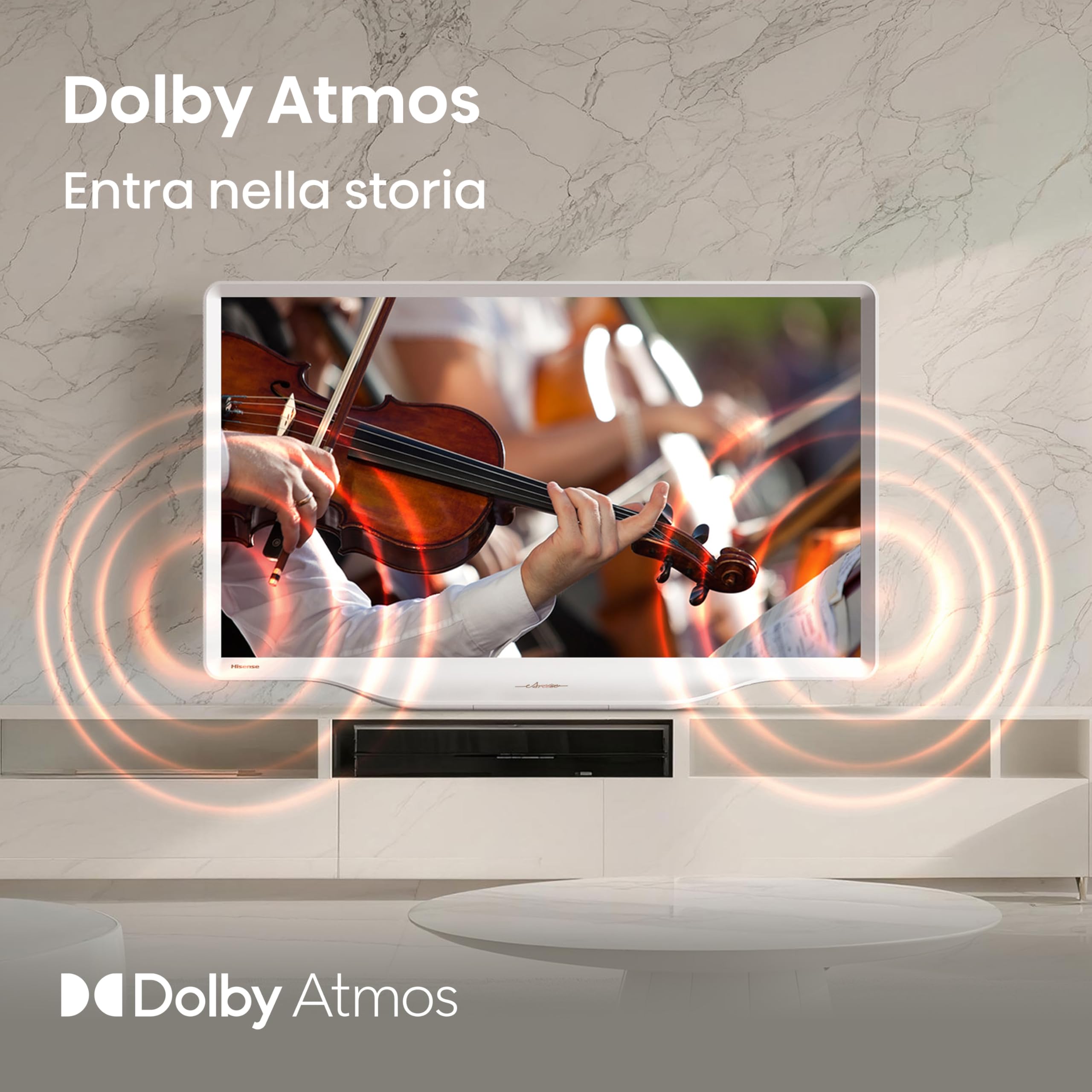 Hisense Smart TV QLED 32" Full HD 32S5Q 60Hz Dolby Atmos HDR10 VIDAA OS WiFi Game Mode AirPlay2 Works with Alexa