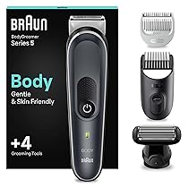 Braun Series 5 RASOIO ELETTRICO Corpo Uomo, per Petto, Ascelle, Inguine E Zone Sensibili, Con Pettini Da 1 mm A 11 mm, Tecnologia SkinShield, 100 Min Autonomia Senza Fili, Idea Regalo, BG5370