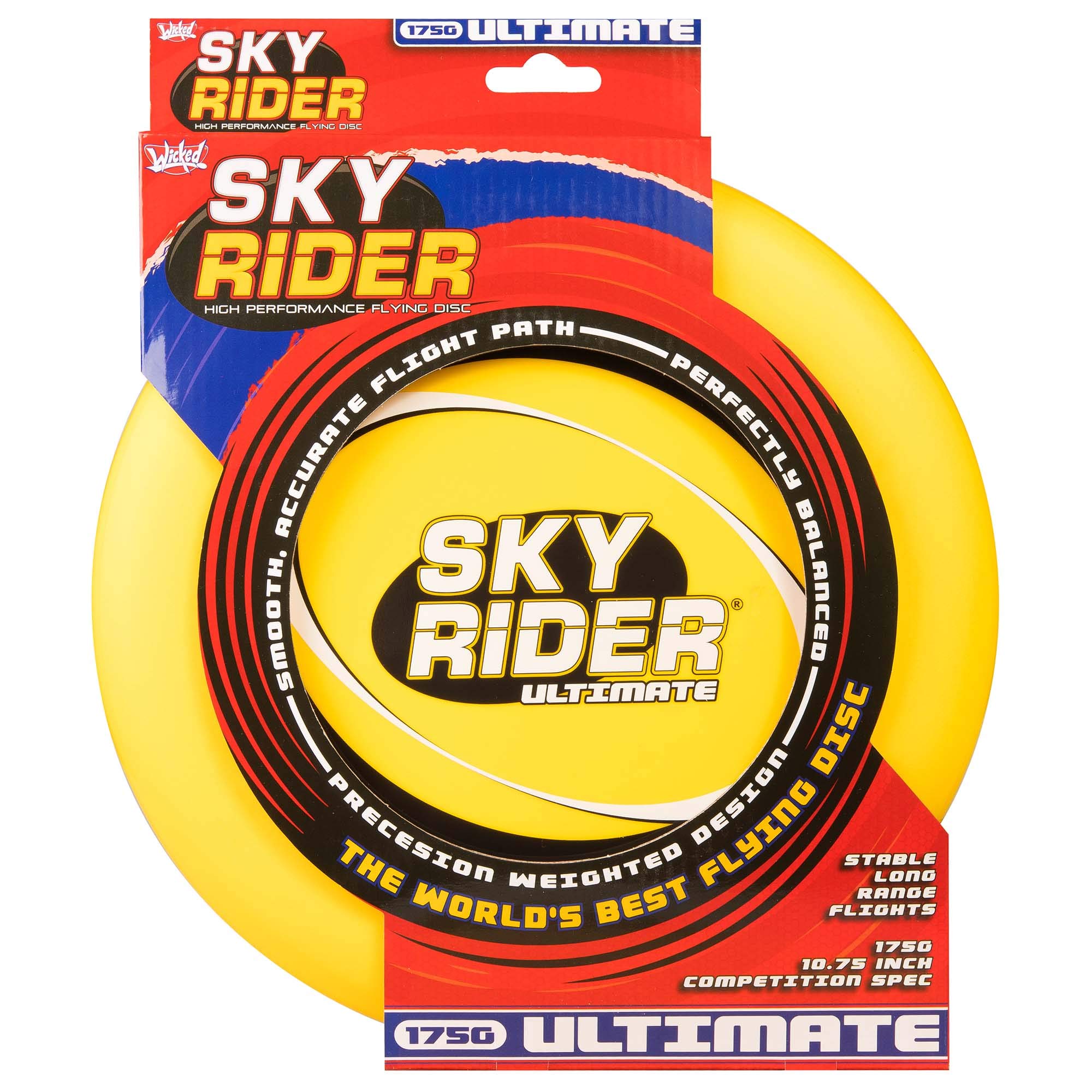 Wicked Sky Rider Ultimate from Vision | High Performance Flying Disc | 175g Precision Weighted for Ultimate Frisbee