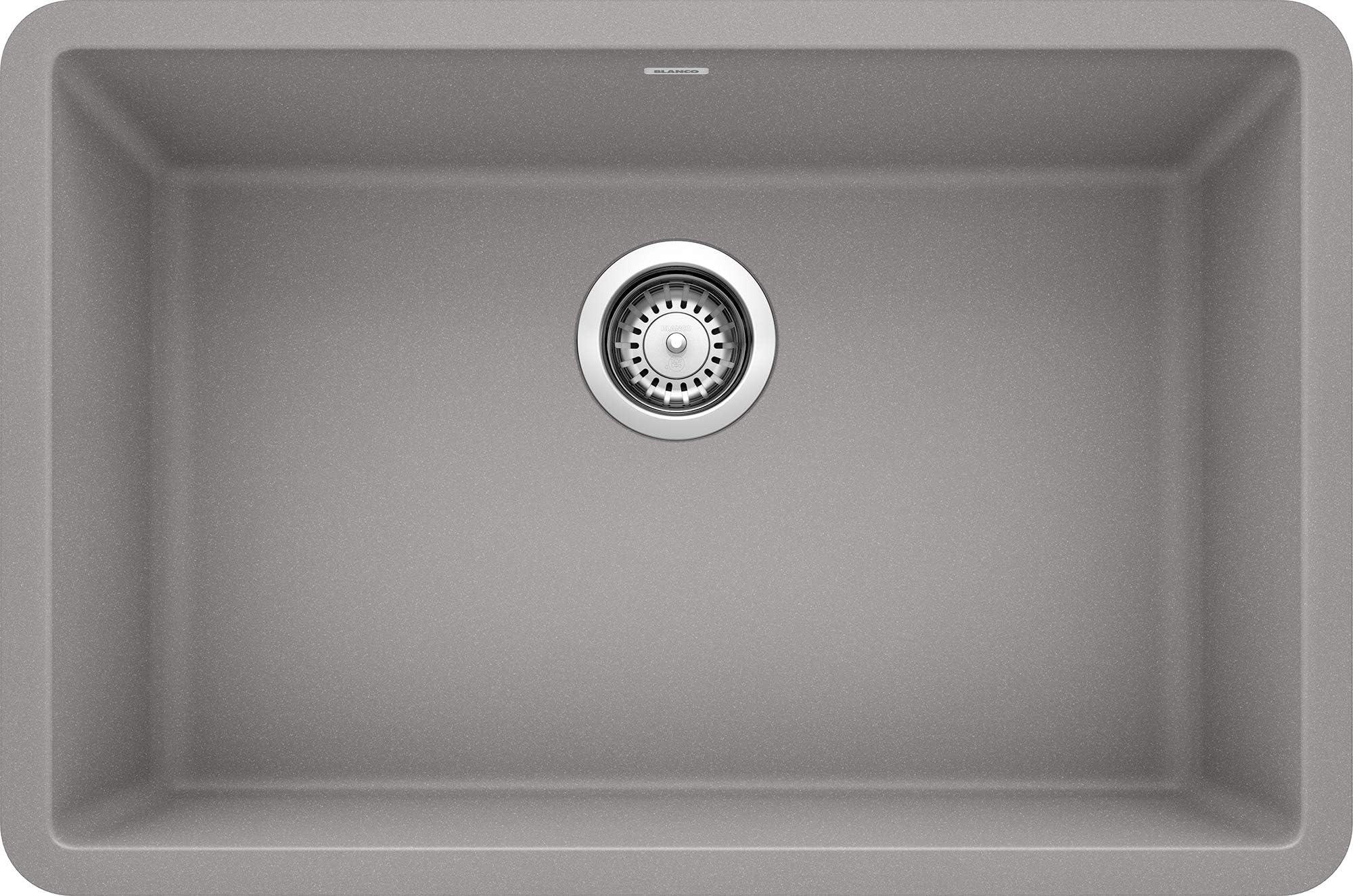 BLANCO, Metallic Gray 522428 PRECIS SILGRANIT Single Bowl Undermount Kitchen Sink