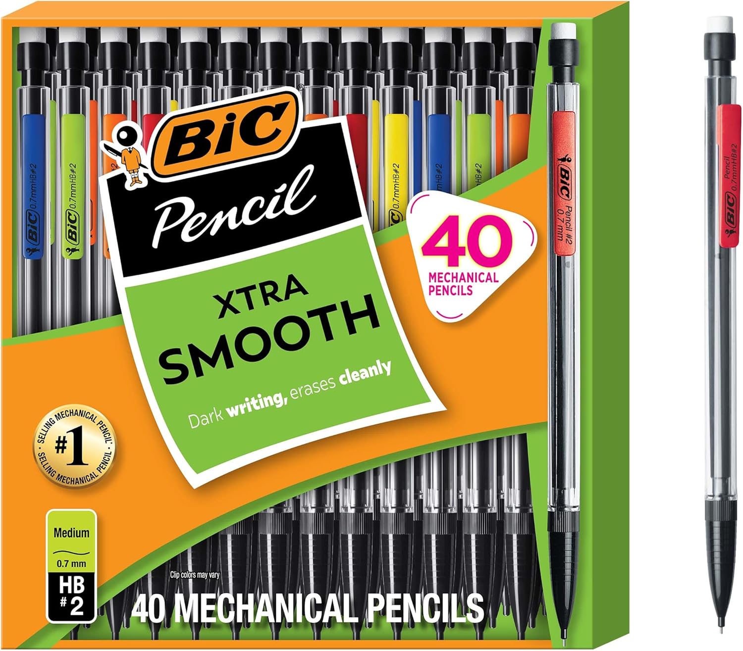BIC Xtra Smooth Mechanical Pencil with 0.7 mm Medium Point