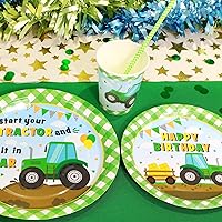 Vista 30 de Alice Tea Party Decorations - Baby Shower Paper Plates, Napkins, Cups & Straws for 24 Guests, 120 Pcs Disposable Party Dessert Dinnerware