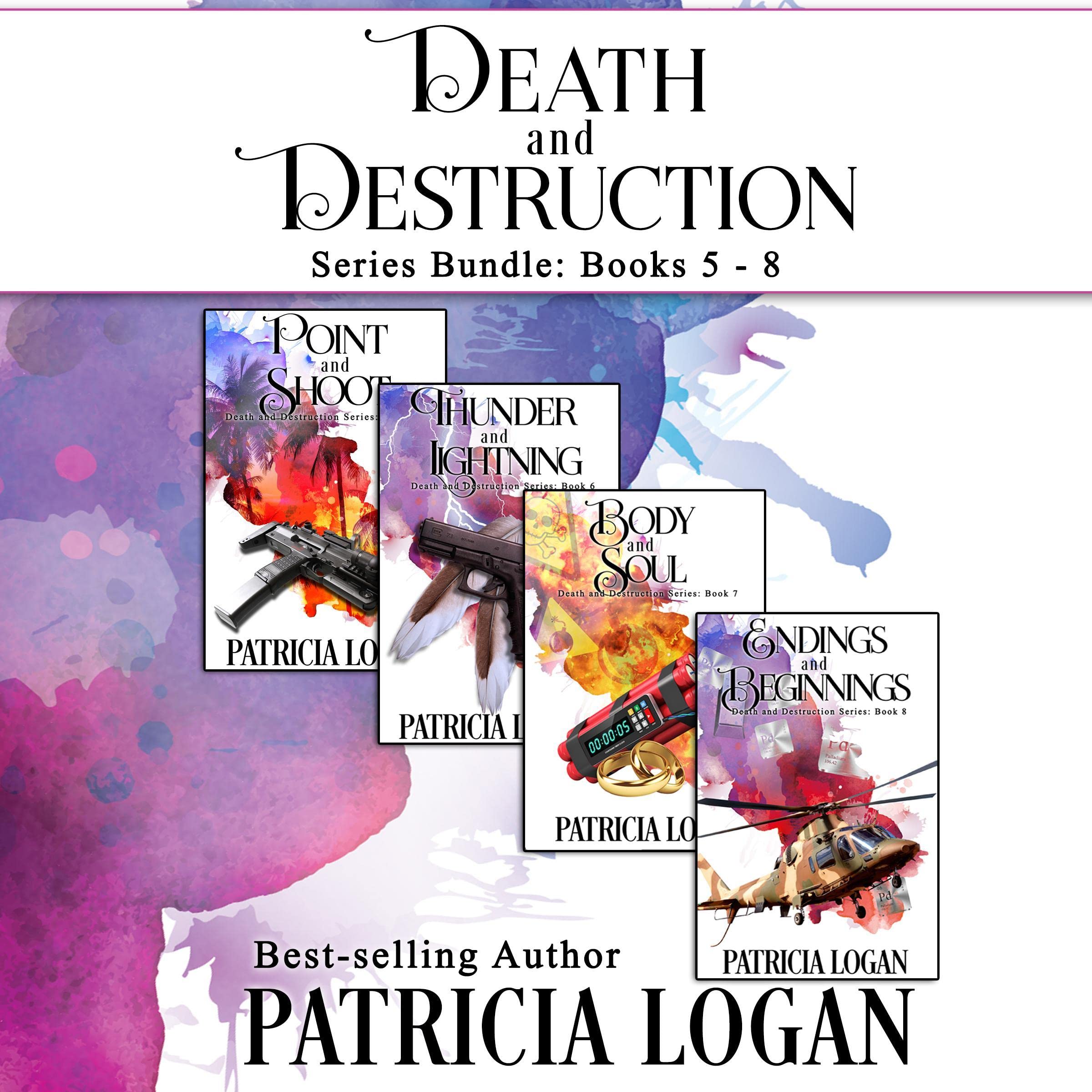 Cover art for Death and Destruction Series (Books 5-8) Boxed Set