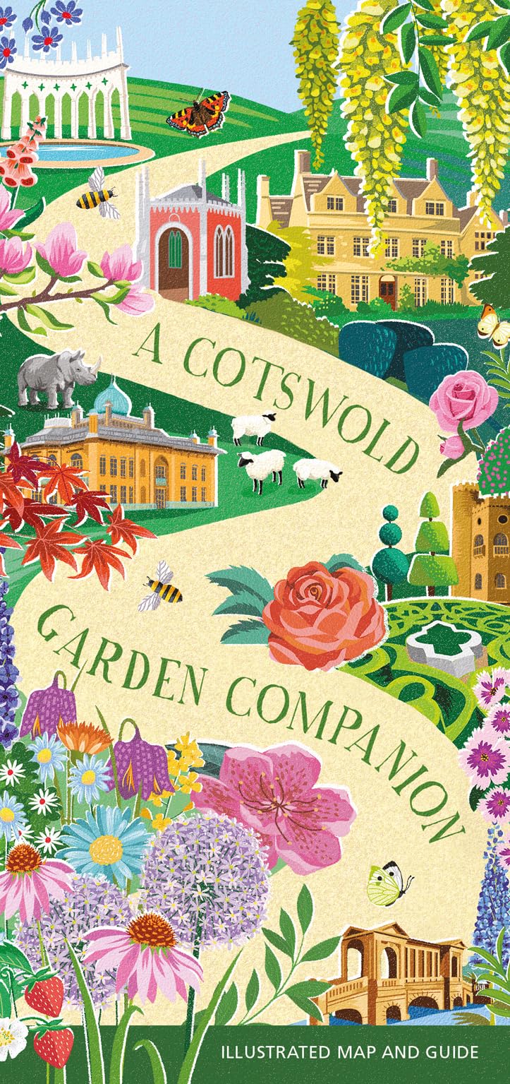 A Cotswold Garden Companion: An Illustrated Map and Guide (Finch Illustrated Guides)