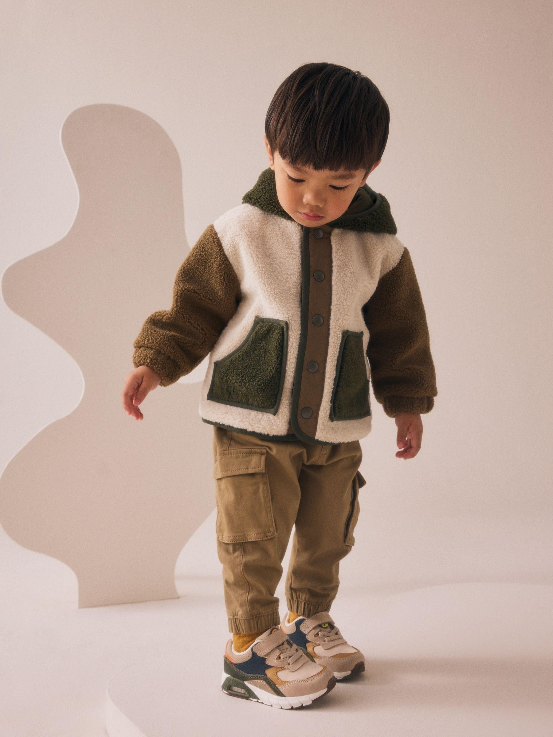 NEXT Jungen Fleece-Kapuzenjacke mit Reißverschluss 62-122