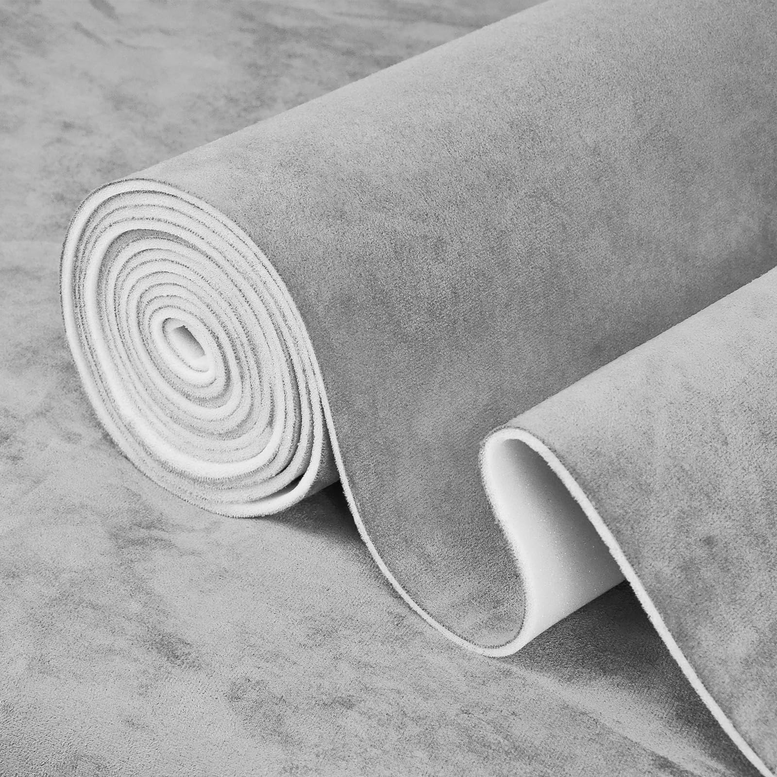 Garifon Suede Headliner Fabric Grey