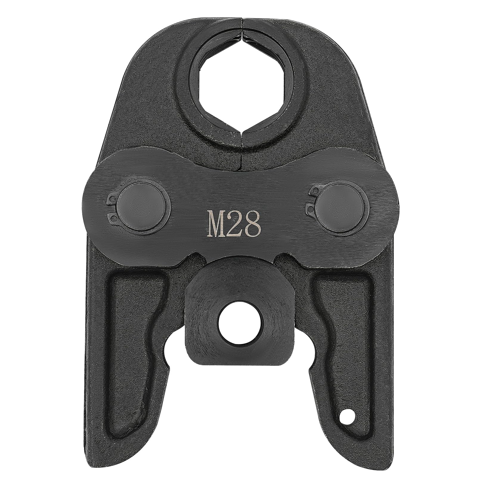 Mordaza de prensa M15/M18/M22/M28 para herramientas de prensado, φ15-28 mm, mordaza de 42 CrMo para tubo de 0,8-1,2 mm (M28)