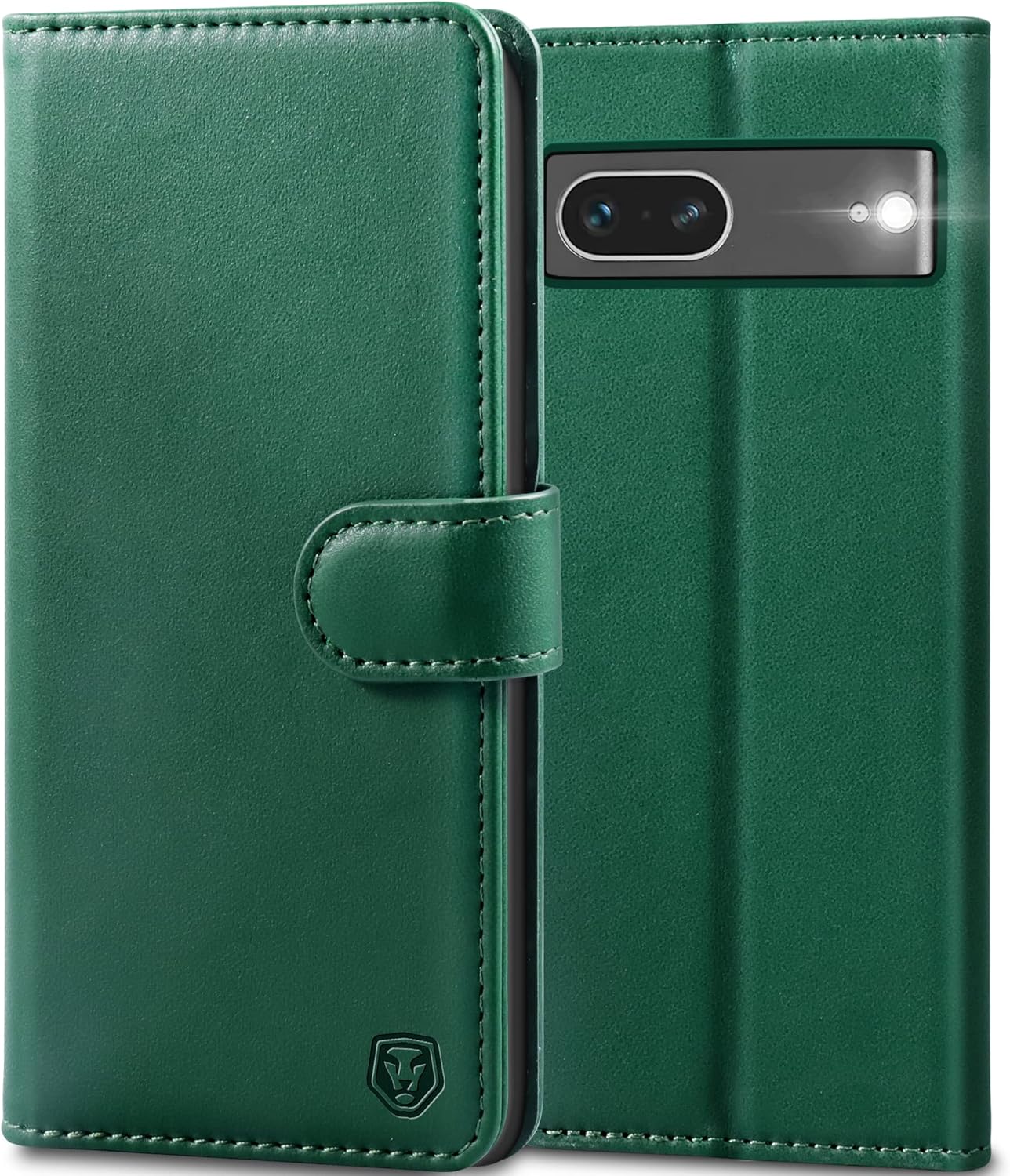 Kuafcase for Google Pixel 7 Case, Wallet Leather Flip Case with 4 Card