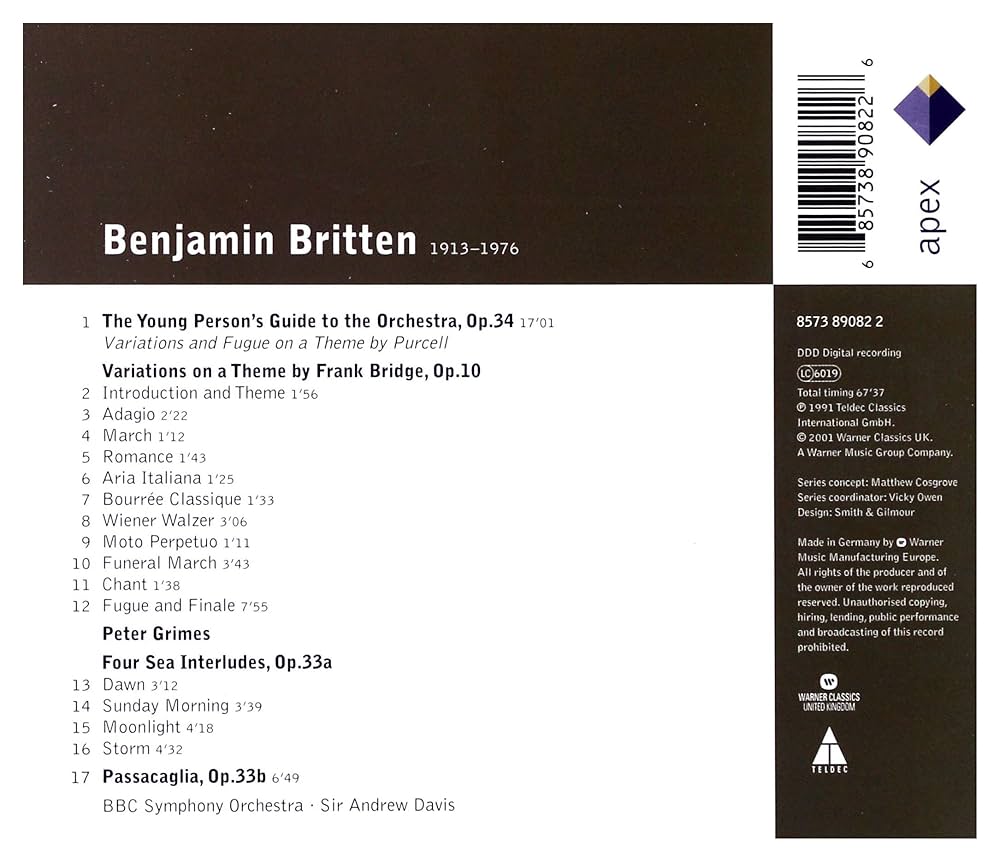 オペラスコア　Britten,ブリテン アルバート・ヘリング オペラヴォーカルスコア Britten,ブリテン アルバート・ヘリング