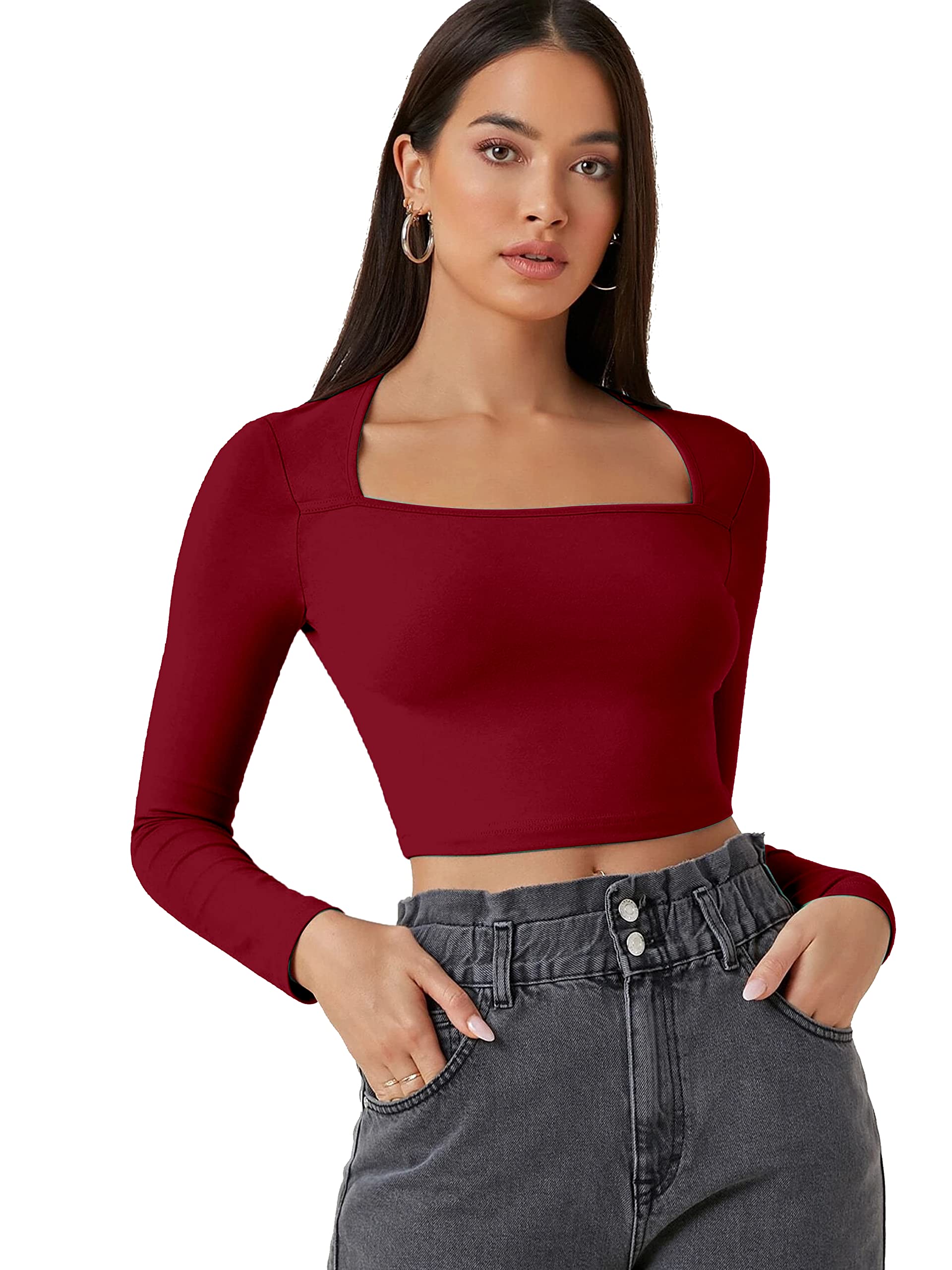 illi london Women's Full Sleeve Crop Tops-picture-29