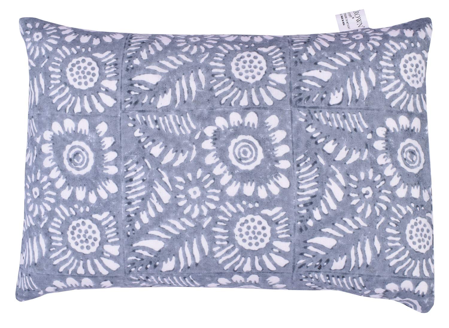 MK HANDICRAFT ECO-Friendly Cotton Filling Pillow for Babies (Grey, Children: S)