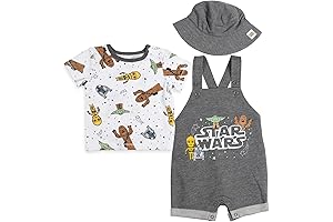 STAR WARS Chewbacca R2-D2 Yoda Baby Clothes Gift Set