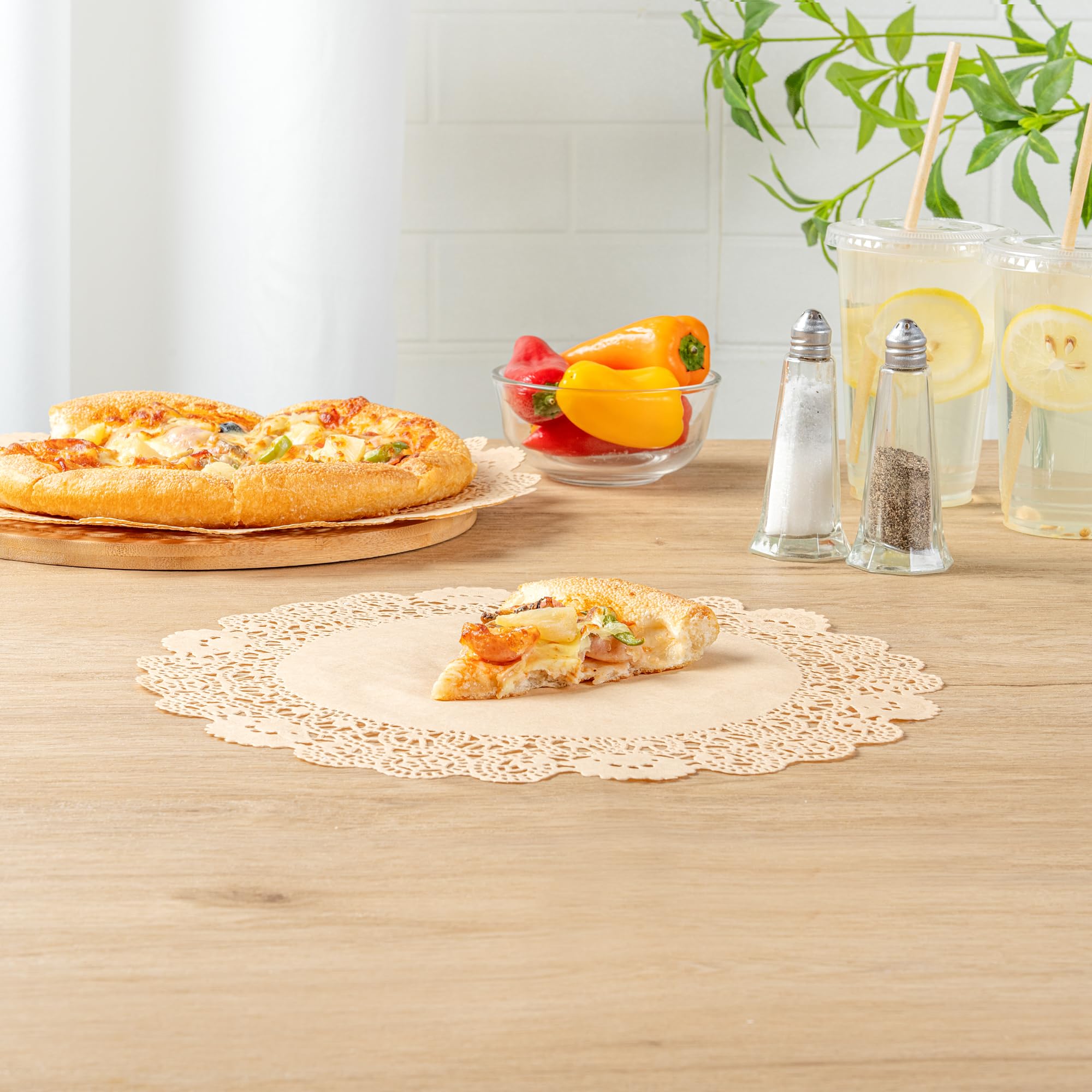 Restaurantware Pastry Tek Lot de 4000 napperons jetables en Papier Kraft pour pâtisseries, Cupcakes, Desserts 30,5 x 30,5 cm