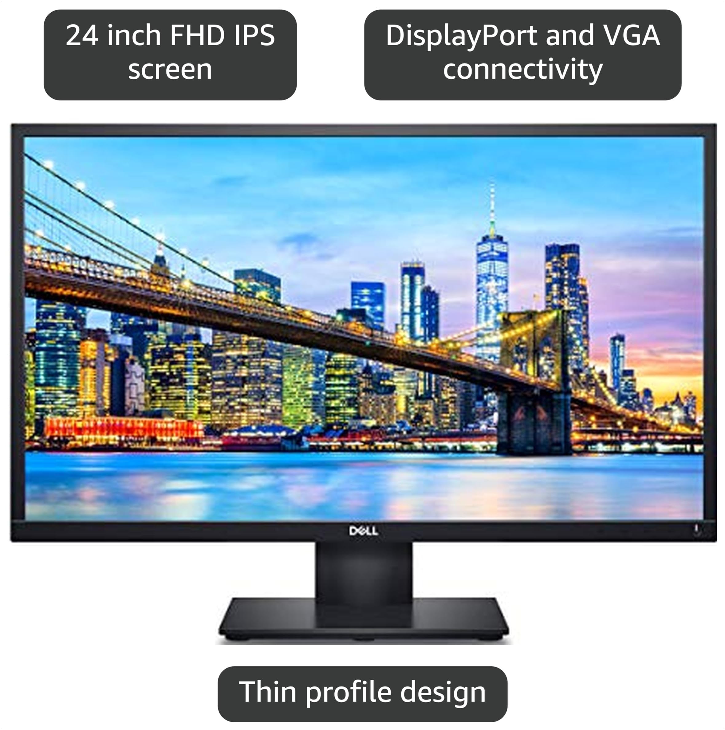 Amazon.com: Dell E2420H 24 Inch FHD (1920 x 1080) LED Backlit LCD