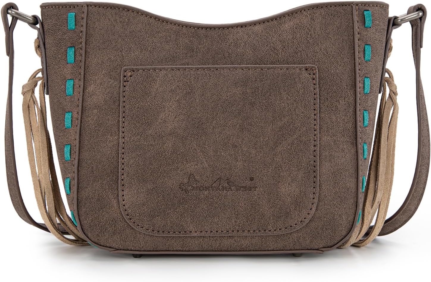 Montana West Western Crossbody Bags for Women Embroidered Vintage Floral HandBag With Tassels - Image 4