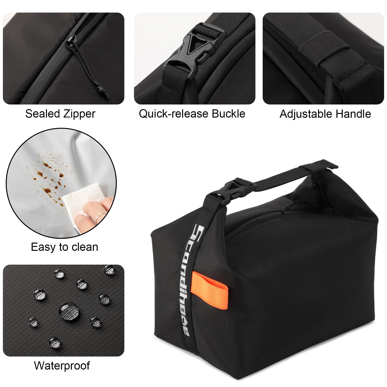 SEPWIK Lunch Bag for Women Men Reusable Insulated Lunch Tote Bag for Adult Kids Leakproof Thermal Cooler Lunch Container for Travel Work School Picnic Scandihome Series - Image 4