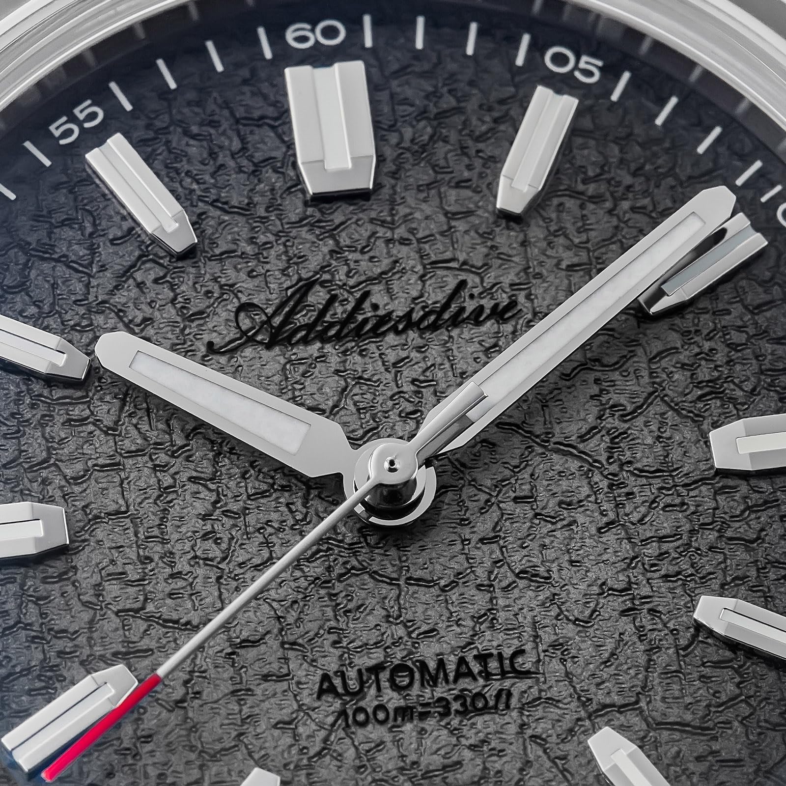 ADDIESDIVE Orologio da uomo automatico di lusso con quadrante a crepa sfumato NH35A orologio meccanico per uomo donna luminoso 100 m impermeabile moda elegante orologi eleganti