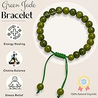 Vista 195 de Amazing Gemstone Crystal Bracelet for Women Men's Gifts - Protection Healing Crystal Bracelet - 8mm Gemstone Beaded Adjustable Bracelet Pulseras