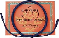 Vista 11 de Auténtica pulsera de nudo Dorje bendecida hecha a mano por monjes tibetanos con protección y talismán para mujeres y hombres