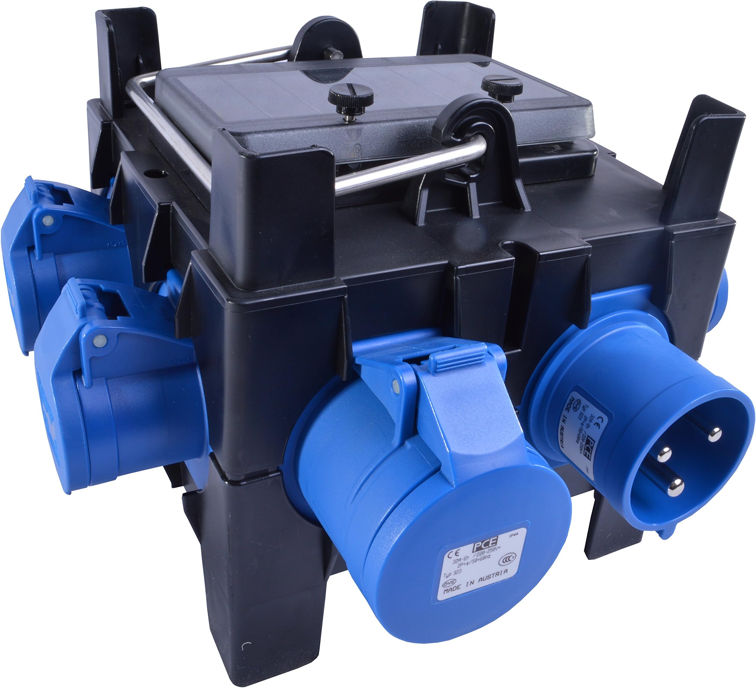 32 AMP 240V Input to 1x 32 AMP Feed Through and 6X 16 AMP Output IMST PCE Power Distribution Unit Event Power Distribution