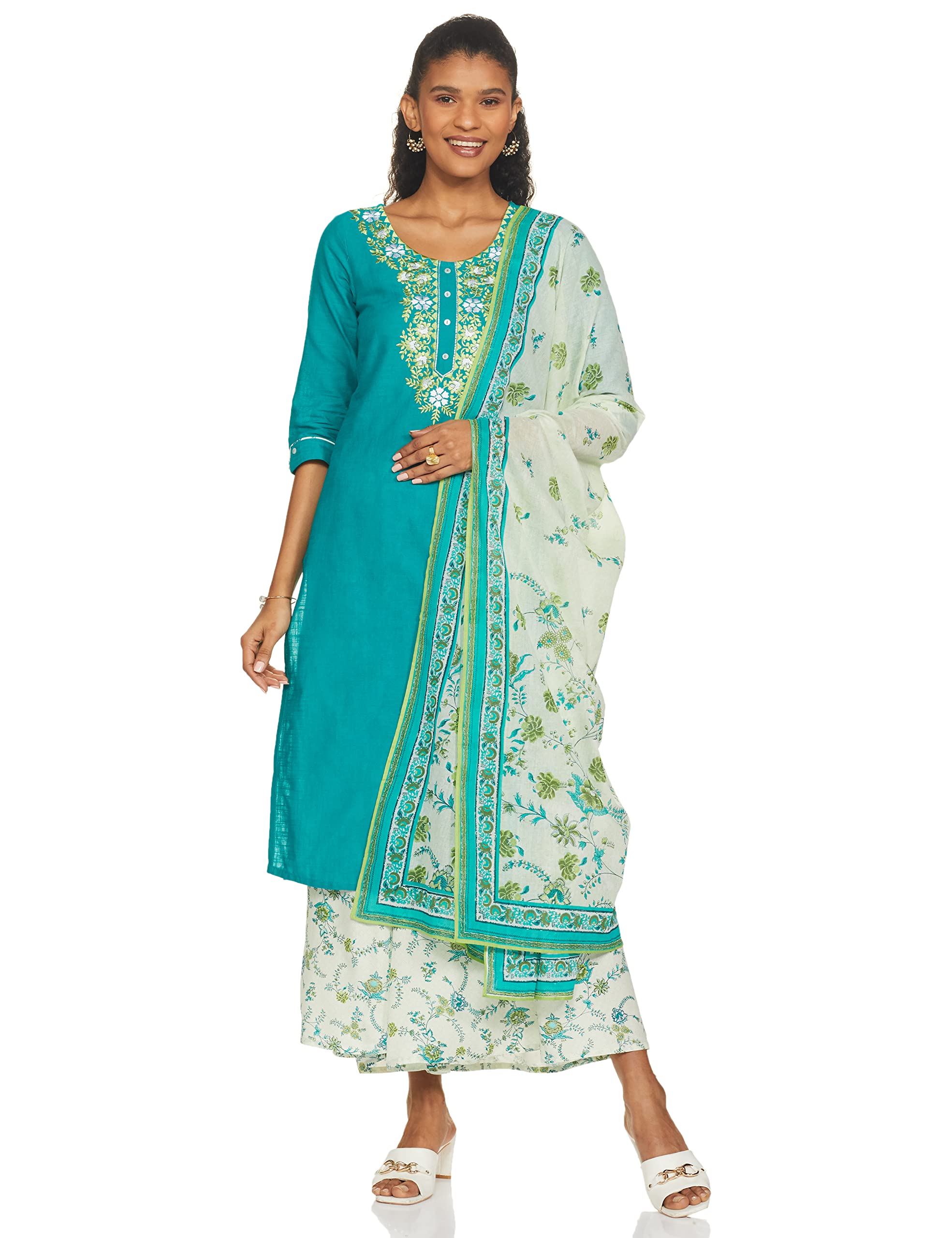 Aureliawomens Kurta, Palazzo & Dupatta
