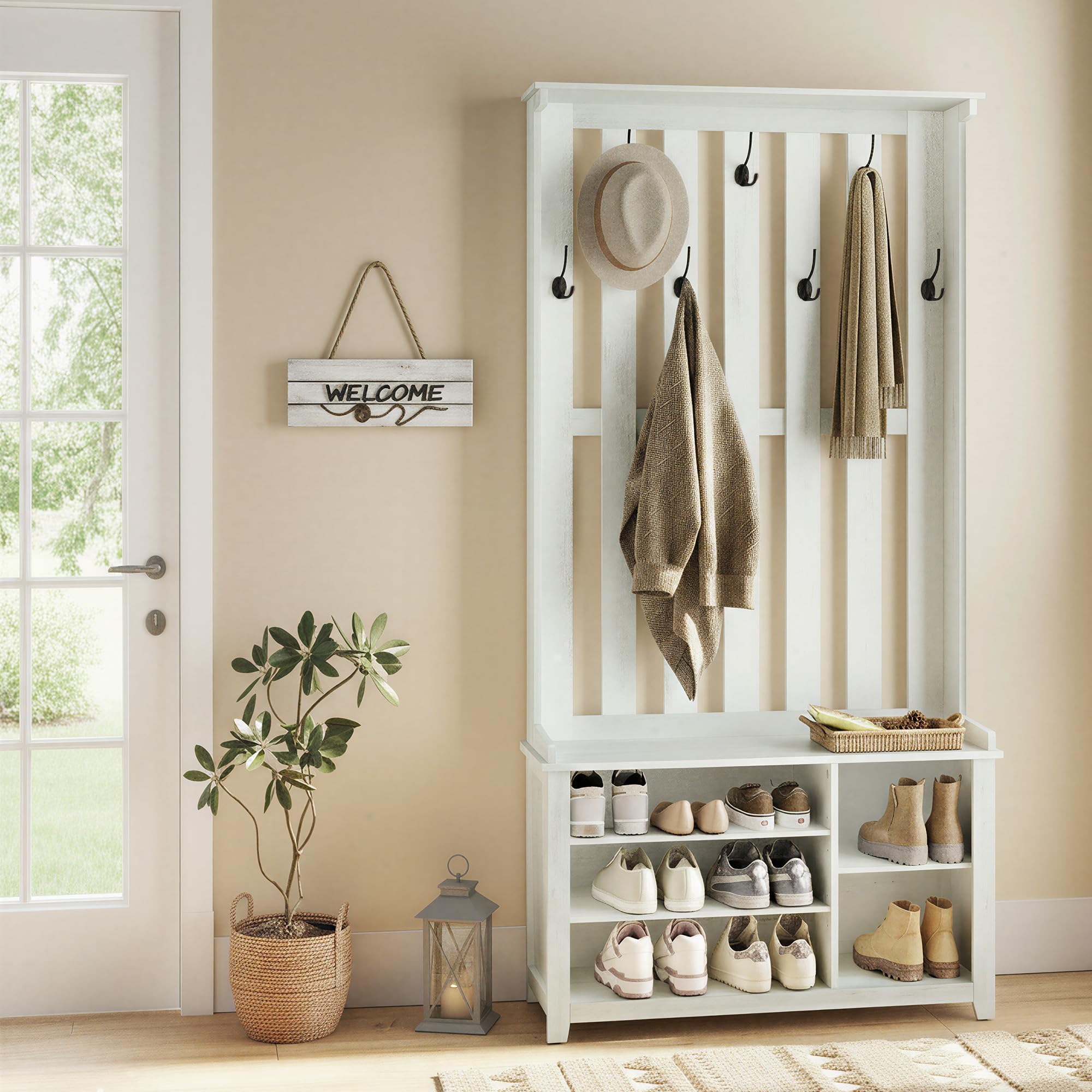 VASAGLE Compact Hall Tree