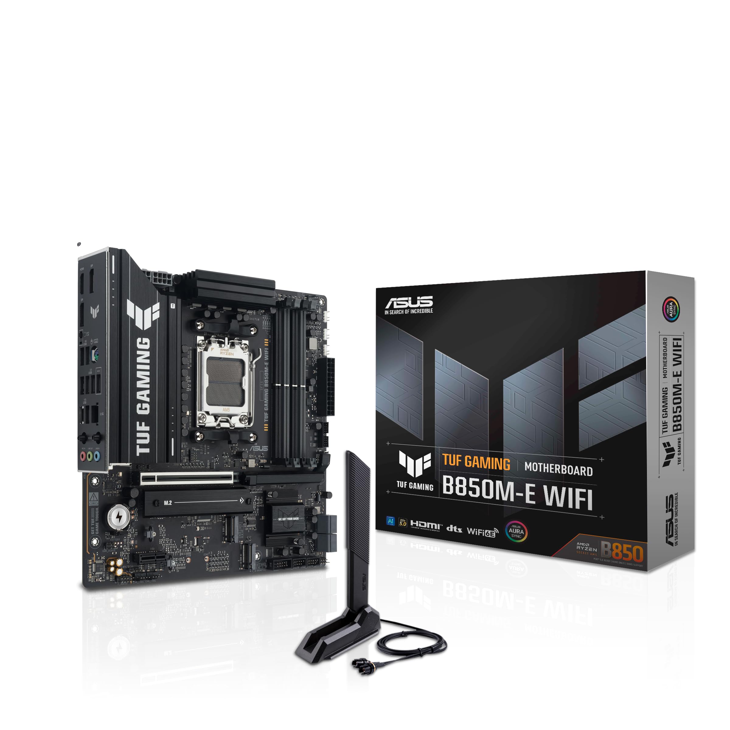 ASUS TUF GAMING B850M-E WIFI AMD B850 Socket AM5 micro ATX