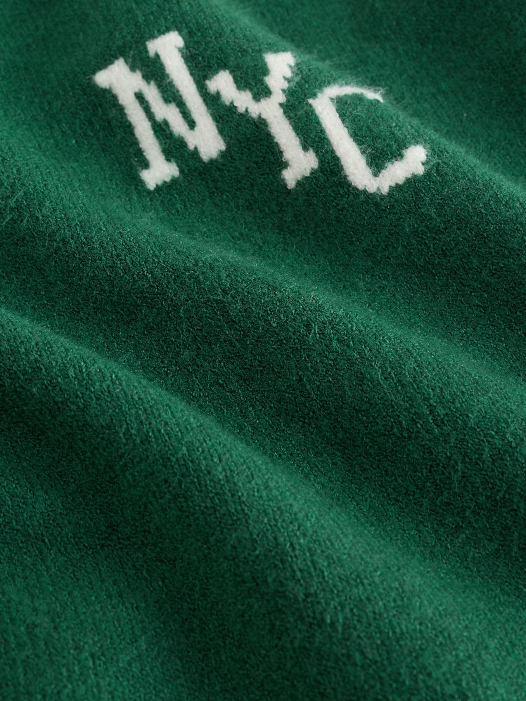 NEXT Młodsze chłopcy Dzianinowy komplet składający się ze swetra NYC Varsity i spodni dresowych