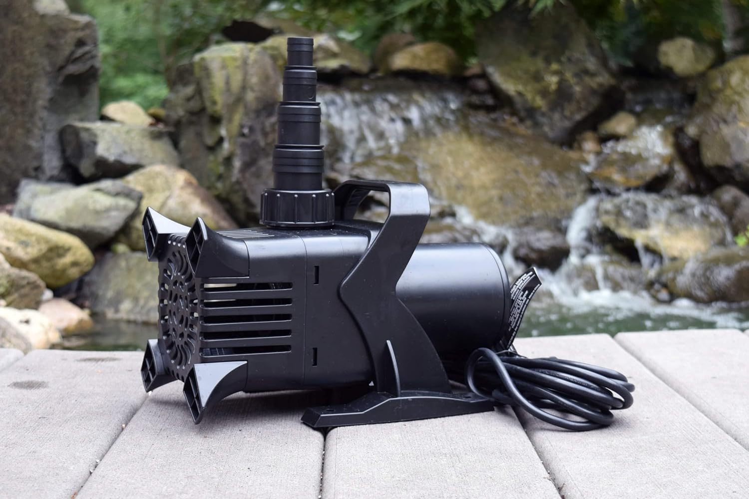 EasyPro EPA1900 Submersible Asynchronous, Mag Drive Pump For Pond, Waterfall, and Streams Features | Where Power and Efficiency Meet | Pre-filter Screen | Quiet & Energy Efficient | 1922 GPH