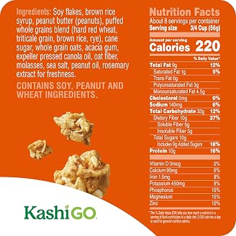 Kashi GO Peanut Butter Crunch Protein Cereal 16.9oz