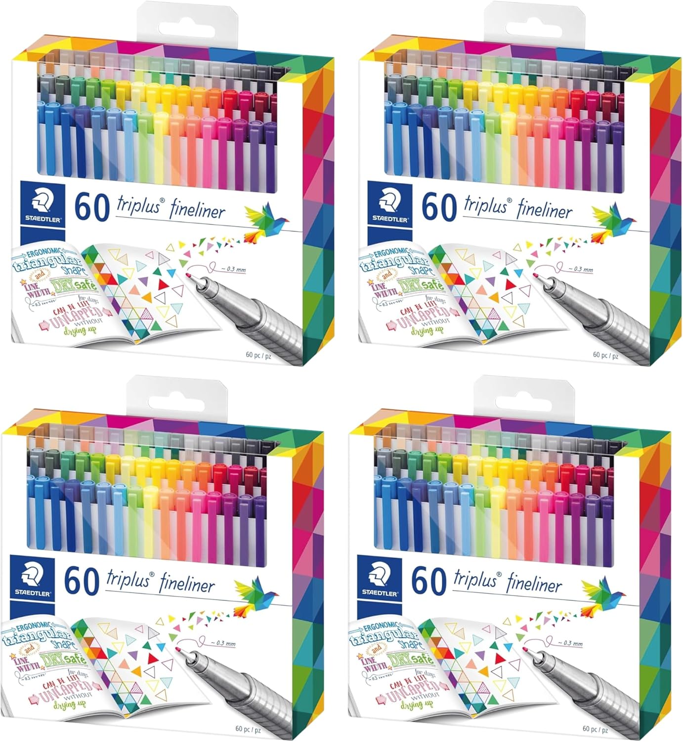 60 Colors - 4 Pack