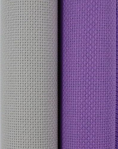 Miniatura 14 de KCS 2 piezas de tela de algodón Aida de punto de cruz contado de 15" x 18" para bordado (Lino, 14CT)