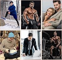 Vista 6 de SIMIYA Thermal Underwear Set for Men Long Johns with Fleece Lined