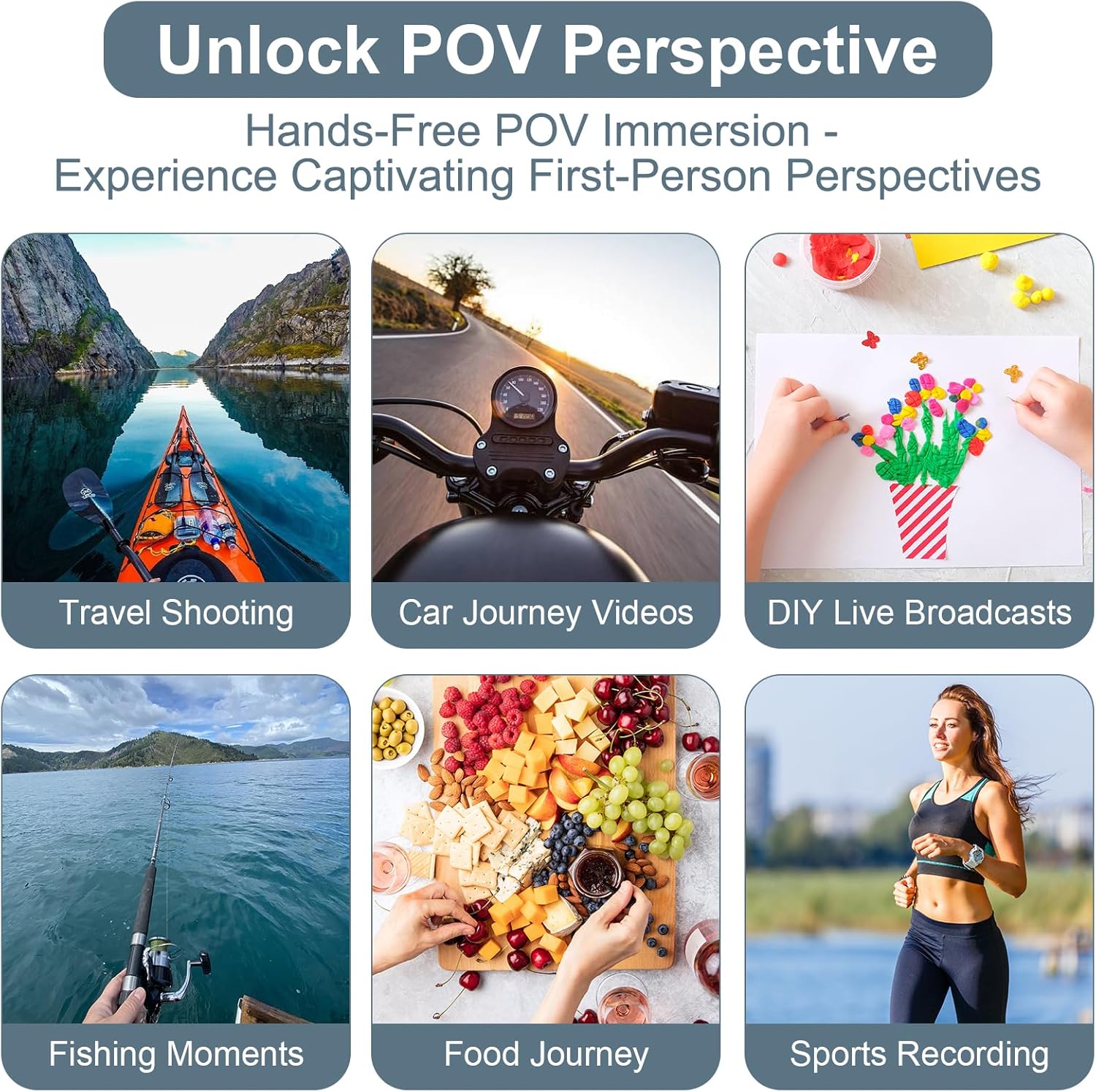 Neck Phone Holder for Recording, Magnetic Neck Mount for Phones, Hand Free Cell Phone Holder with Anti-Vibration Chest Strap for Recording POV/Vlog Video Selfie, Compatible with iPhone, Android, Gray - Image 3