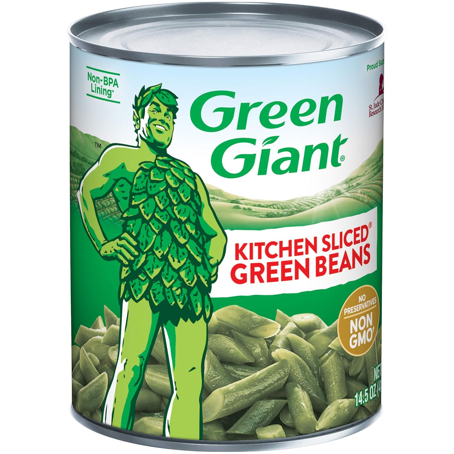 Green Giant Cut Green Beans, 14.5 Ounce Can (Pack of 24)