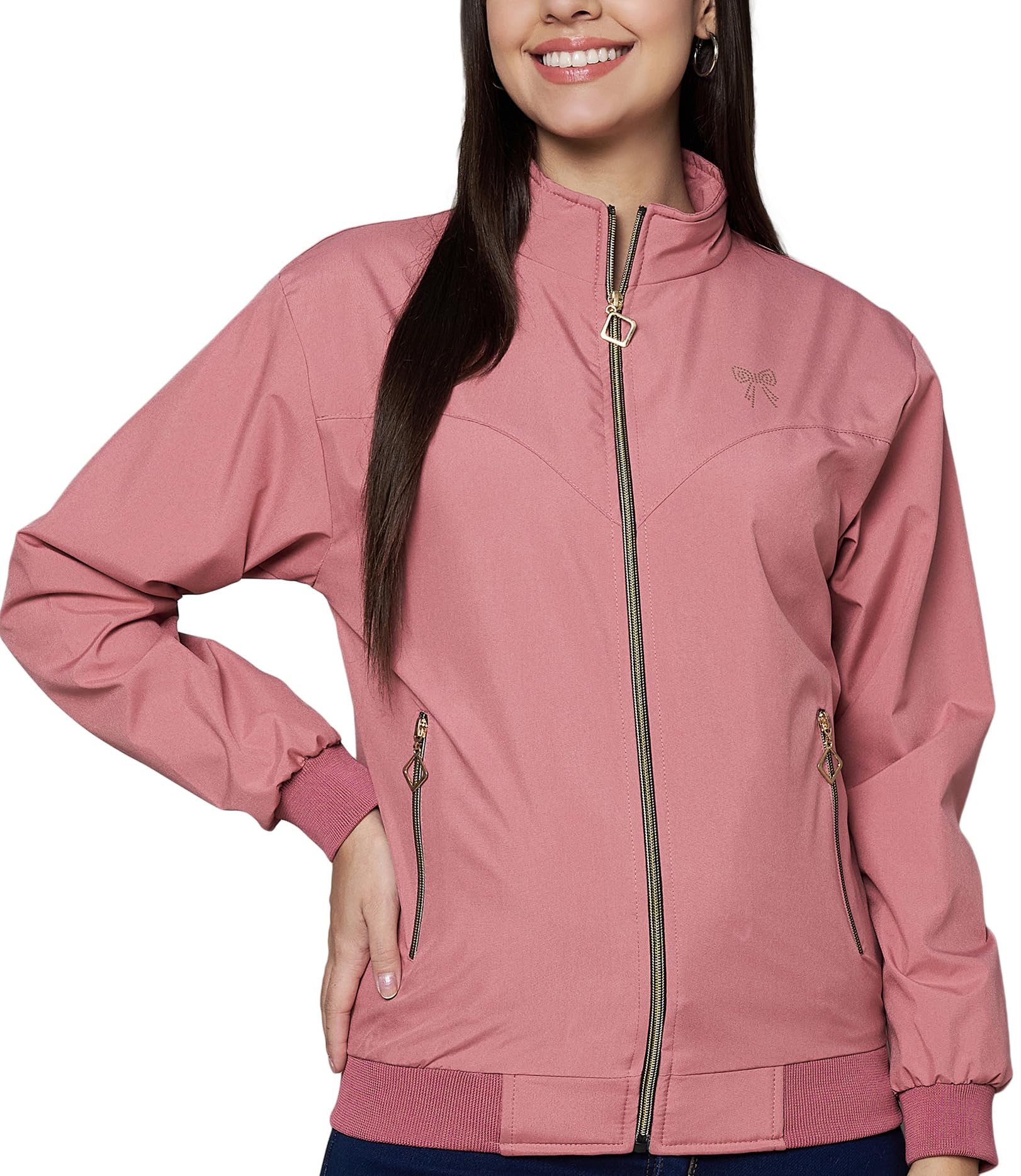 ewools Women's Nylon Fullsleeves Jacket (Jac4)-picture-44