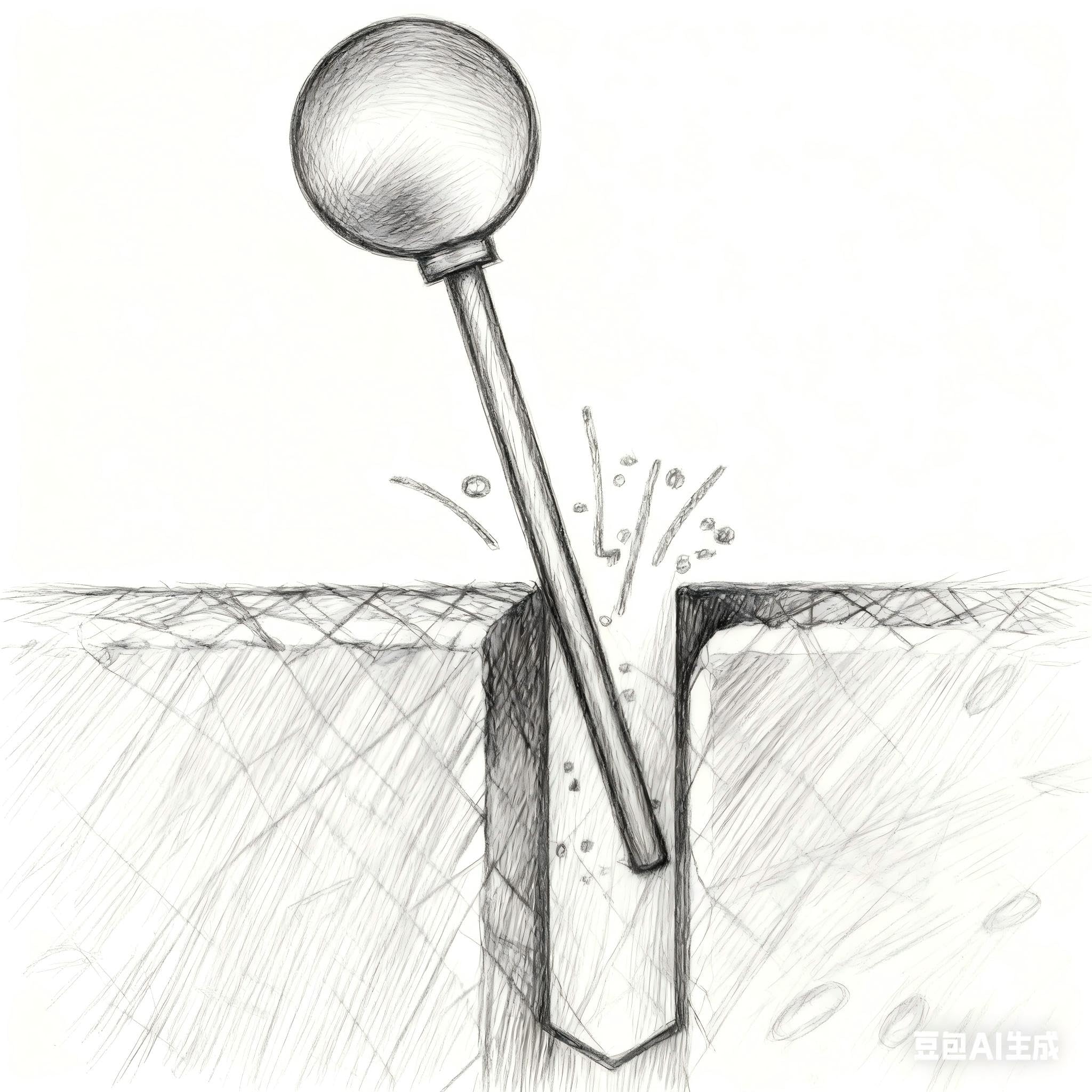 SANTIE Tasselli a cuneo zincati a testa esagonale per calcestruzzo, 1/4" x 2-1/4", confezione da 100