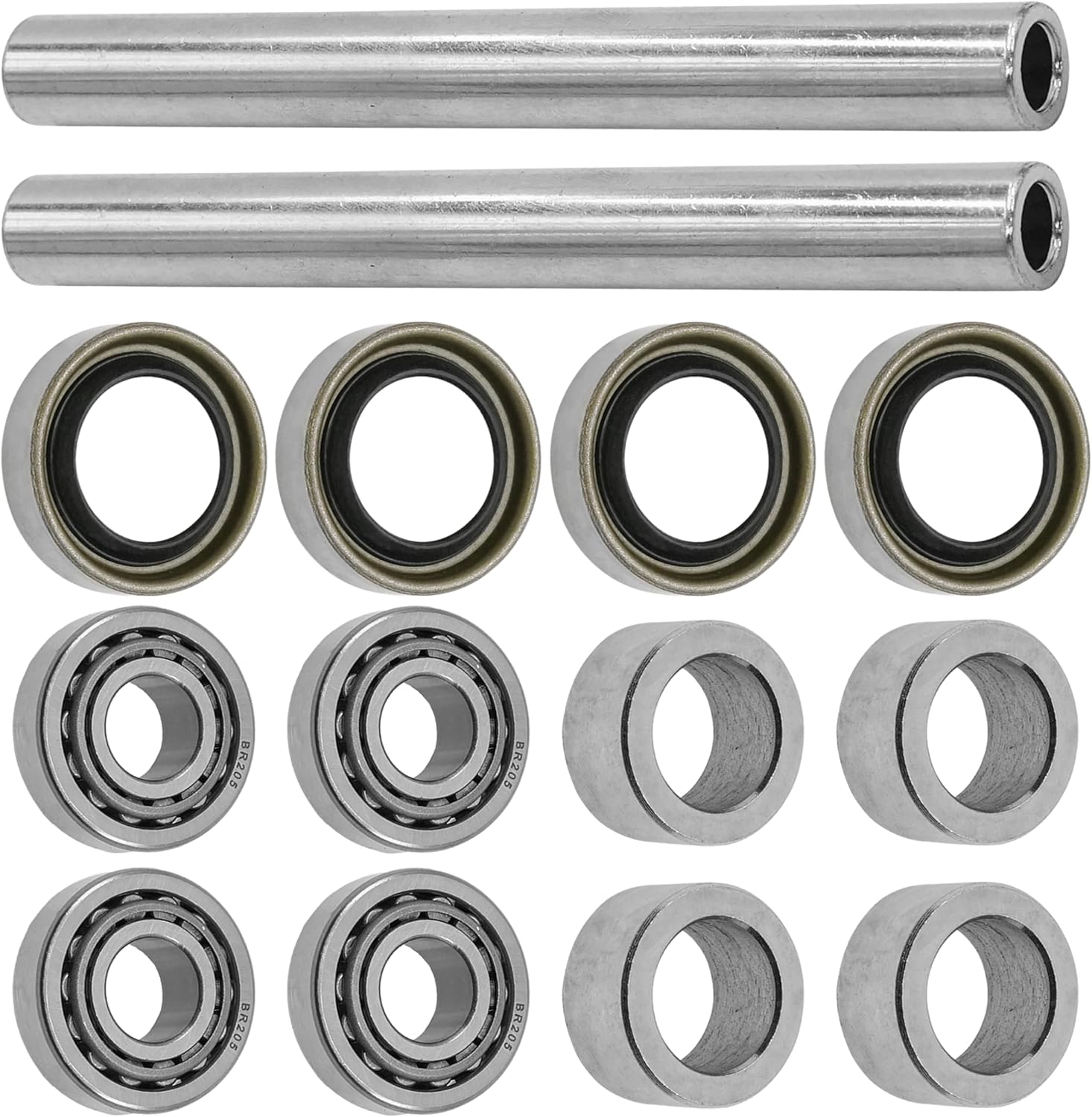 Caltric 43583 1-633959 1-633585 482621 43584 482622 539105524 Front Left & Right Mower Wheel Axle & Bearing Kit Compatible with Scag Cheetah II SCZII 61RD 64V 72V AS30-23CV SCZ48 SCZ52 SCZ61 SCZ72